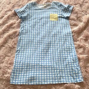 Crewcuts Blue and White Gingham Dress NWOT